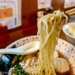 黄昏タンデム - ストレート麺リフトアップ