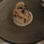 ウラエビス - ブーダンブラン　蓮根ときのこソース