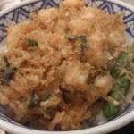 天ぷら 神田 - 海老たっぷりのかき揚げ