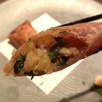 THE CONDER HOUSE - 河豚の春巻き　河豚の旨みがギュッと濃縮されている