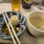 まぁーむ - セットの奴と味噌汁