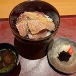 おかもと - 御飯・赤出汁・香の物