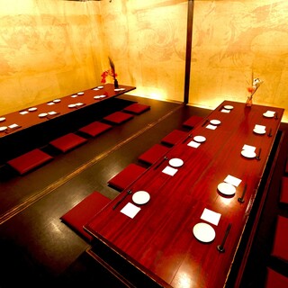 プライベートを重視した寛ぎ空間