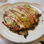 焼きそば&お好み焼 ニコニコ屋 - ハントン焼きそば 500円