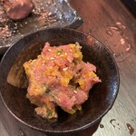 京橋居酒屋 京鴨と豚 GOURD - 鴨なめろう