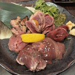 京橋居酒屋 京鴨と豚 GOURD - 京鴨造り　おまかせ六種