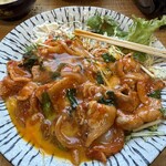 栗原軒 - 生卵イン