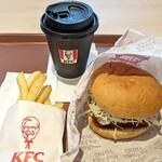 ケンタッキーフライドチキン - 料理写真:和風チキンカツバーガーセット(730円)