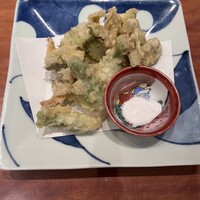 味工房まんま 別館 - 蕗のとうとタラの芽天ぷら
