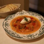 287325661 - フレッシュサーモンマリネ ~ディルとイクラとクリーム~