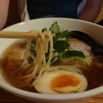 JAH - 魚出汁中華そば（普通盛り）（麺リフト）（2014/06）