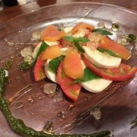 創作イタリアンちゃぶっとりあ - トマトのジュレを凍らせたものが新食感で美味い！