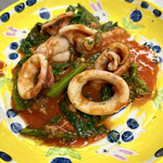 セソンローゼ イタリアワイン イタリア郷土料理 - ヤリイカのリグーリア風