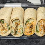 ファミリーマート - 料理写真:...「トルティーヤ 豚生姜焼とスパイシーチキン（369円）」、コレはハマる☆彡リピート