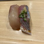 あたぼう鮨 - 縞鯵天然、鯵