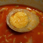 Fanen - 四川坦々麺の味付け玉子はこんな感じです。