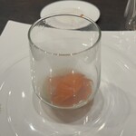 チッタ アルタ - ひっくり返して出来上がり。底にはモッツァレラとトマトとバジルのゼリー寄せ。