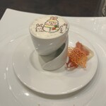 チッタ アルタ - ニンジンのフラン。見た目も味も繊細。デザートみたいですよね。