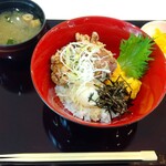 食彩房 あさふじ厨's - 唐揚げ親子丼