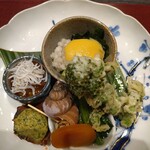 割烹 清風 - 八寸（上から）