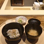 温石 - 太刀魚西京焼きと発酵蕪のご飯､豆腐の御味噌汁､香の物