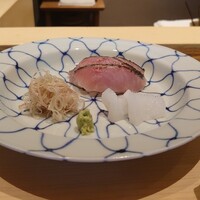 温石 - 焼津/黒鯥と障泥烏賊 玉ねぎ､茗荷