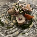 ラ サンセリテ - 冷前菜は寒サワラのミキュイ