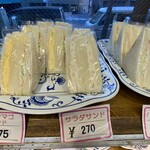 大松ベーカリー - タマゴサンド、サラダサンドもボリュームある