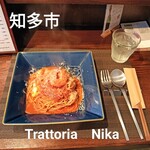 Trattoria Nika - 海老とモッツァレラチーズのスパゲッティ