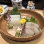 宝鮨 - 平目・烏賊