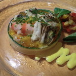 ラ・ターブル・ド・トリウミ - 2皿目のオードブル：ブイヤベースの冷たいジュレ