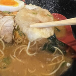 麺屋 伍利羅 - 揚げ餅そのまま食べても