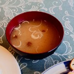 シャンティ - 出汁の効いた旨い"お味噌汁"。