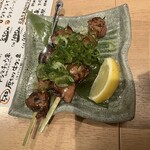 燒鳥酒場 武州屋 - 雞肝佐蔥鹽