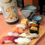 すし酒屋 ちゃりん - 十四代＋特上にぎり