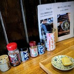 食菜　かま田 - アチコチの唐辛子たち。他にもたくさんありました。
