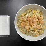 ニューラッキー食堂 - メガ盛りエビチャーハン　¥420