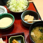 かつ乃 - キャベツ大盛り