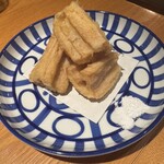 季節料理かたやま - れんこん天ぷら