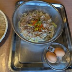 地獄蒸し工房 鉄輪 - 豚肉と卵