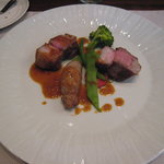 OGINO organic Restaurant - 豚のロースト　自家製ソーセージを添えて