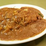 ナイアガラ - カレースパゲッティ(ミニコールスロー付き) 880円