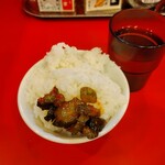 大輝家直系家系ラーメン 大金家 - 税込み１００食べ放題ライス+裏カッパ