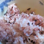 茶房 空花 - 黒米ご飯