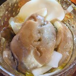 茶房 空花 - 牡蠣と蕪の和え物