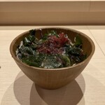 喰い切り鮨 のぶ - 毎度、このサラダがウマイ♪