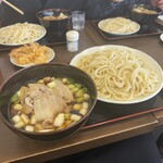 藤店うどん - 肉汁うどん　大 肉増し