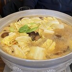 かすうどん いちえ - 猪鍋