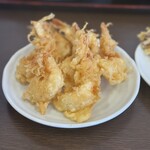 藤店うどん - 小エビ天盛り