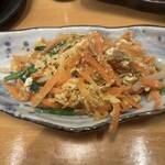 ゆんたく酒場 八重山 - 人参しりしり   500円